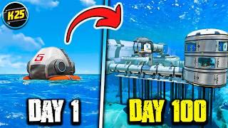 I Survived 100 Days in Subnautica to complete 100%, Here's What Happened! 