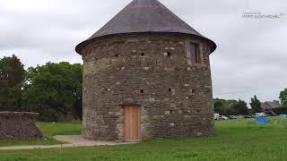 Le Prieuré du Mont Saint Michel en vue aérienne