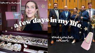 Concert vlog  performing in a museum | a few days in the life of a professional flutist