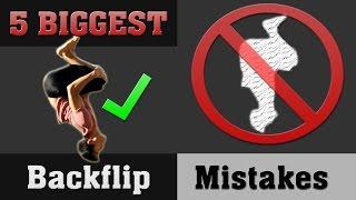 5 Biggest Backflip Mistakes | Perfect Your Backflip!