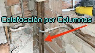 REFORMA DE CALEFACCIÓN EXPRESS. INSTALACIÓN POR COLUMNAS DE HIERRO #elfontaneroencasa #llaveradiador