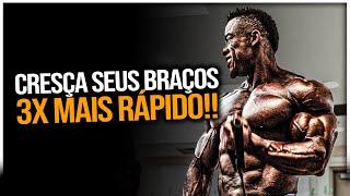 COMO CRESCER SEUS BRAÇOS 3X MAIS RÁPIDO!! | RudeBoy