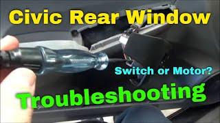 Honda Civic Rear Windows Not Working - Power Window Troubleshooting