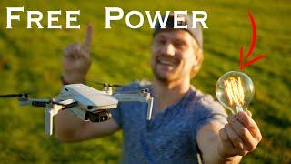 Drone Harvesting INVISIBLE High Voltage From The Sky 