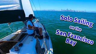 Solo sailing in the San Francisco Bay