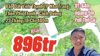 Bán Đất Nha Trang Khánh Hòa|Bán Đất Xã Vĩnh Thạnh Gần Đường 23 Tháng 10|Mua Bán Đất Xã Vĩnh Thạnh
