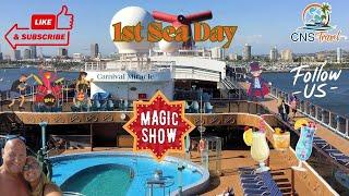 1st Sea Day on Carnival Miracle | Relaxing Day at Sea Cruising to Hawaii 