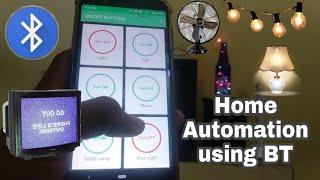 HOME AUTOMATION USING SMARTPHONE VIA BLUETOOTH || ARDUINO PROJECT