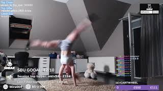 mira does gymnastics