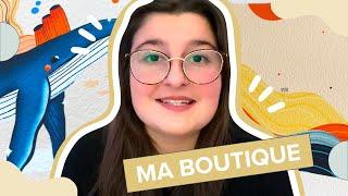 Ma boutique en ligne d'illustrations (expérience, fournisseurs, conseils...) | Amarillon studio