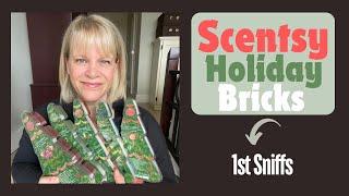 First Sniffs of Scentsy Holiday Bricks! 2024