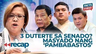 3 Duterte sa Senado bastusan na? Leila de Lima explains