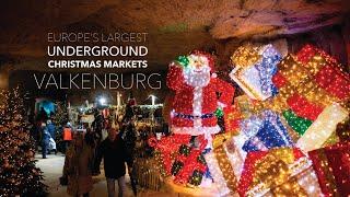 Europe's Largest Underground Christmas Market: Valkenburg, Netherlands || Xmas Market Tour Part 5