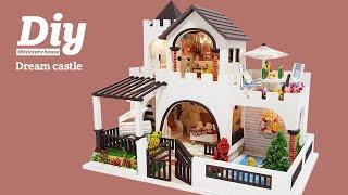 DIY Miniature Dollhouse Kitㅣdream castleㅣ드림캐슬ㅣ미니어처하우스ㅣ박소소(soso miniature)