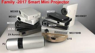 2017 family Xgimi JMGO Byintek smart mini projector