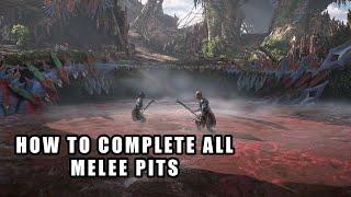 How to Complete Every Melee Pit Challenge in Horizon Forbidden West | Become a Combo Master!