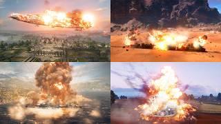 Battlefield 1 All Behemoth Destruction Animations