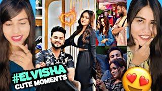 Elvisha Cutest & Funniest Moments Reaction  | #elvisha | Manisha Rani | Elvish Yadav