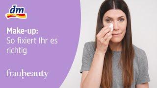 Make-up richtig fixieren mit fraubeauty