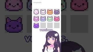 Drawing kitten #Twitch sub badges for #twitchstreamers #pixelart