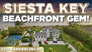 Explore Waterfront Living in a Siesta Key LUXURY Beachfront Home | 8218 Sanderling Rd