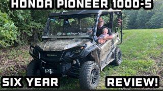 HONDA PIONEER 1000-5!   SIX YEAR REVIEW!