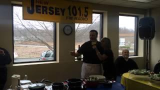 Dennis and Judi welcome Biagio's to the NJ1015 Studios