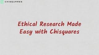 Ethical Research Made Easy with Chisquares