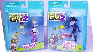 Plants Vs. Zombies: GW2 - Captain Deadbeard with Parrot & Zoologist with Turret