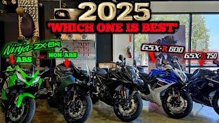 Inside Look at Mega Dealers 2025 Inventory of Kawasaki ZX-6R, Suzuki GSXR 600-750