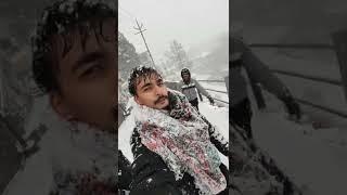 HEAVY SNOWFALL IN MUSSOORIE  LIVE SNOWFALL 2022