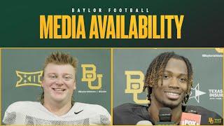 Baylor Football: Ryan Lengyel and Carl Williams IV Media Availability (October 22, 2024)