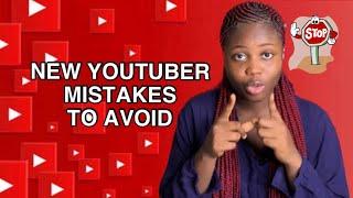 Common mistakes that new YouTubers make| Beginner YouTube mistakes