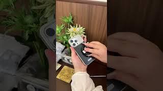 Carbon fiber metal magnetic case #iphone16promax