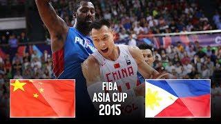 China  v Philppines  - Classic Full Games | FIBA Asia Cup 2015