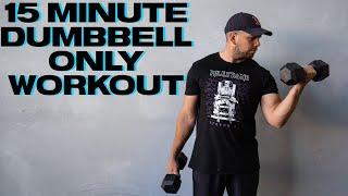 15min Dumbbell Upper Body Workout