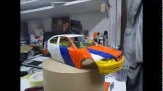 BMW 325 Compact racer 1/18 scale model