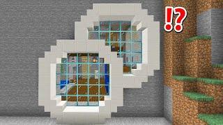 How to Build A Mountain Secret House in Minecraft