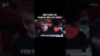 서로를 예뻐하는 멤버들 아름다운 팀웍 진짜 이런 아이돌이 어딨어요 #txt #tomorrow_x_together #soobin #beomgyu #taehyun