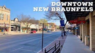 Downtown New Braunfels || Walking Around New Braunfels, Texas