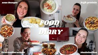 Food Diary zum zunehmen | high Protein Rezepte zum Muskelaufbau