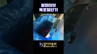 [알디자동화] 알파이브육포절단기
