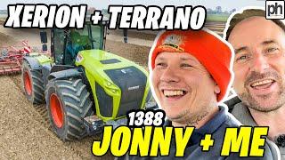 CLAAS Xerion Traktor Working Land Horsch Terrano Jonny 1388 #claasxerion