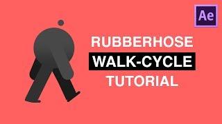 WALK CYCLE IN 10 MINUTES - After Effects Tutorial [Rubberhose]