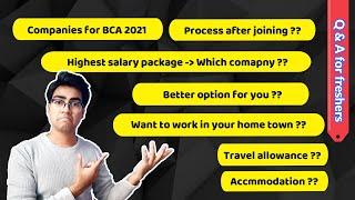 Q&A for BCA freshers(Top 7 questions) part 1