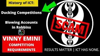 ICT Inner Circle Trader vs Vinny Emini  Trading Competition | HISTORY