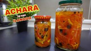 Achara Recipe, Pickled Papaya ng mga Ilonggo