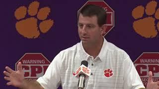 Swinney gets fired up at question on Ryan Carter
