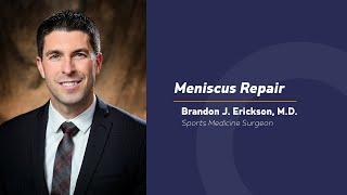 Meniscus Repair with Dr. Erickson of Rothman Orthopaedics New York