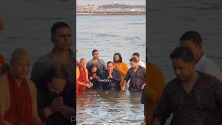 Ambani Family  At Mahakumbh | Mukesh, Anant-Radhika, Akash-Shloka | #shorts #mahakumbh2025 #ambani